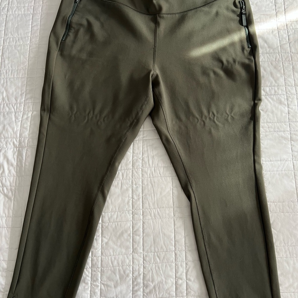 FLX Olive Green Active Leggings